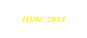 HDIC 2011