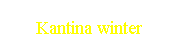 Kantina winter
