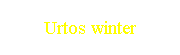 Urtos winter