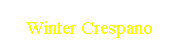 Winter Crespano